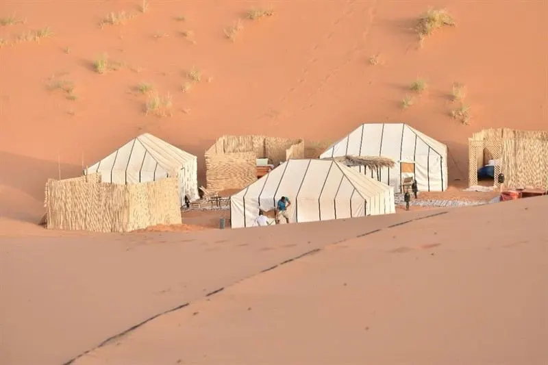 Notte nel nostro campo di lusso nel deserto