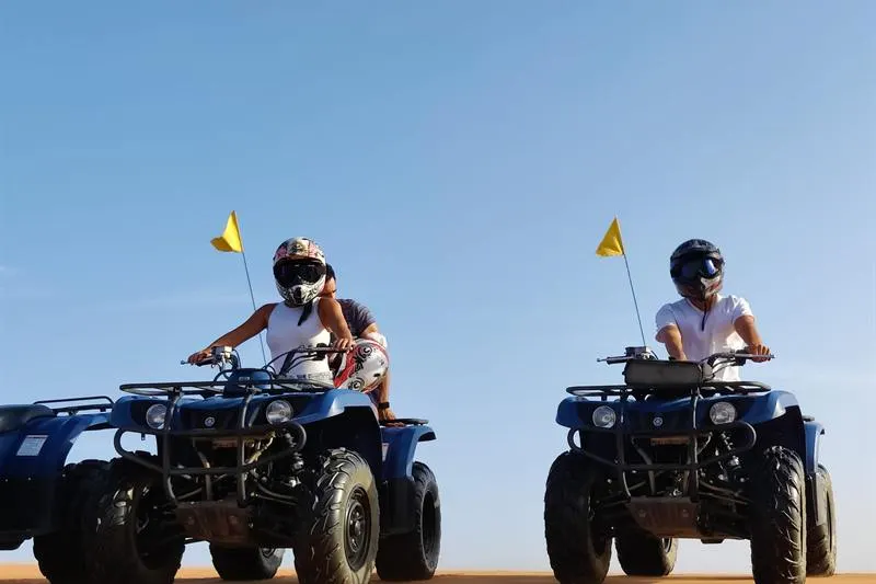 Quad al tramonto a Merzouga