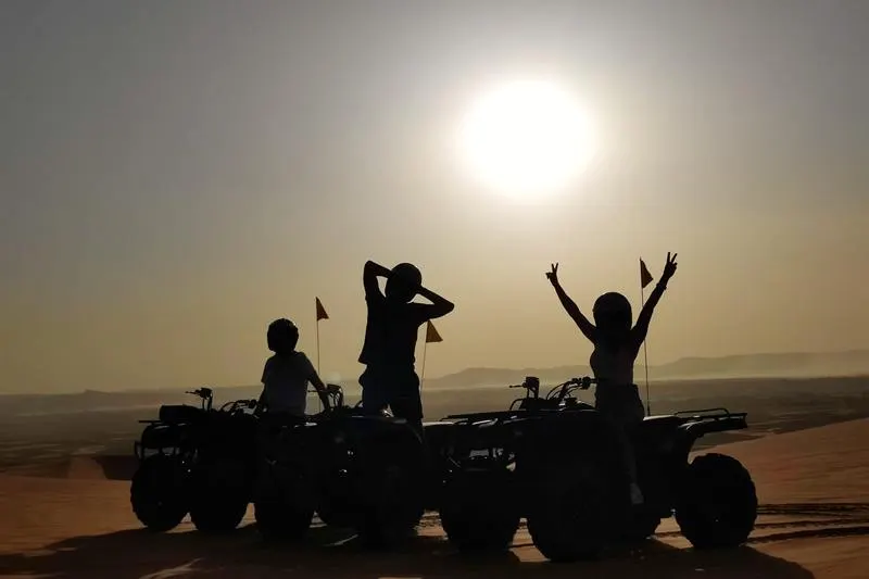 Quad al tramonto a Merzouga