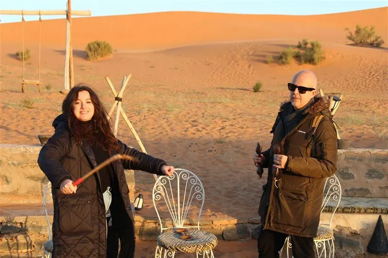 A Morning with a Nomad Family