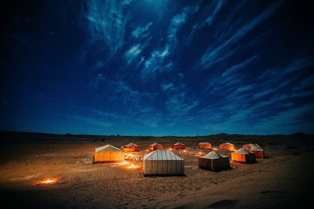 What Is a Night in a Merzouga Desert Camp Like?